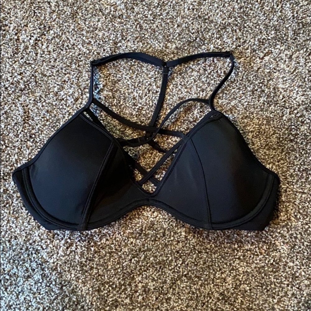 Victoria Secret PINK Black Bikini Top